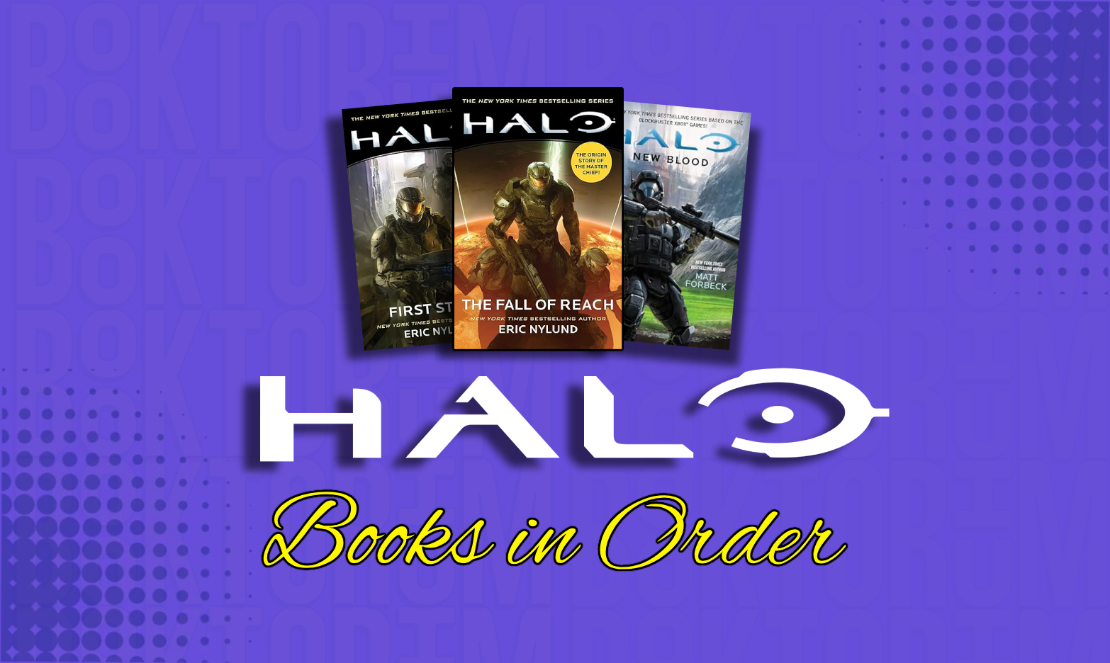 Halo Books In Order Publication And Chronological Order Booktorium
