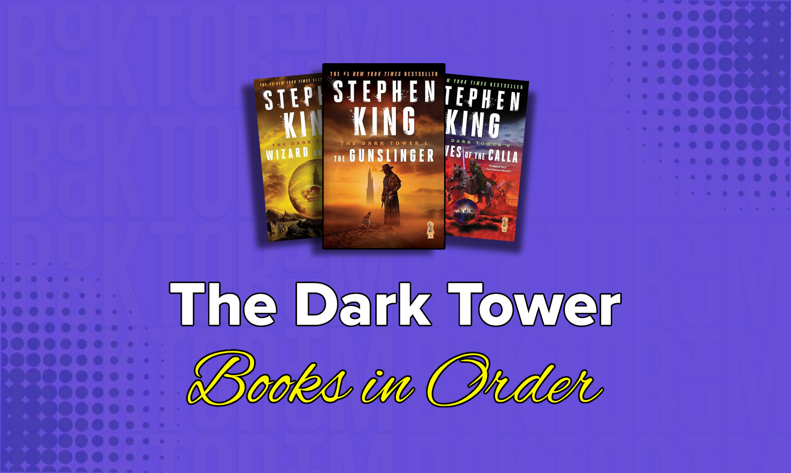 the dark tower books in order