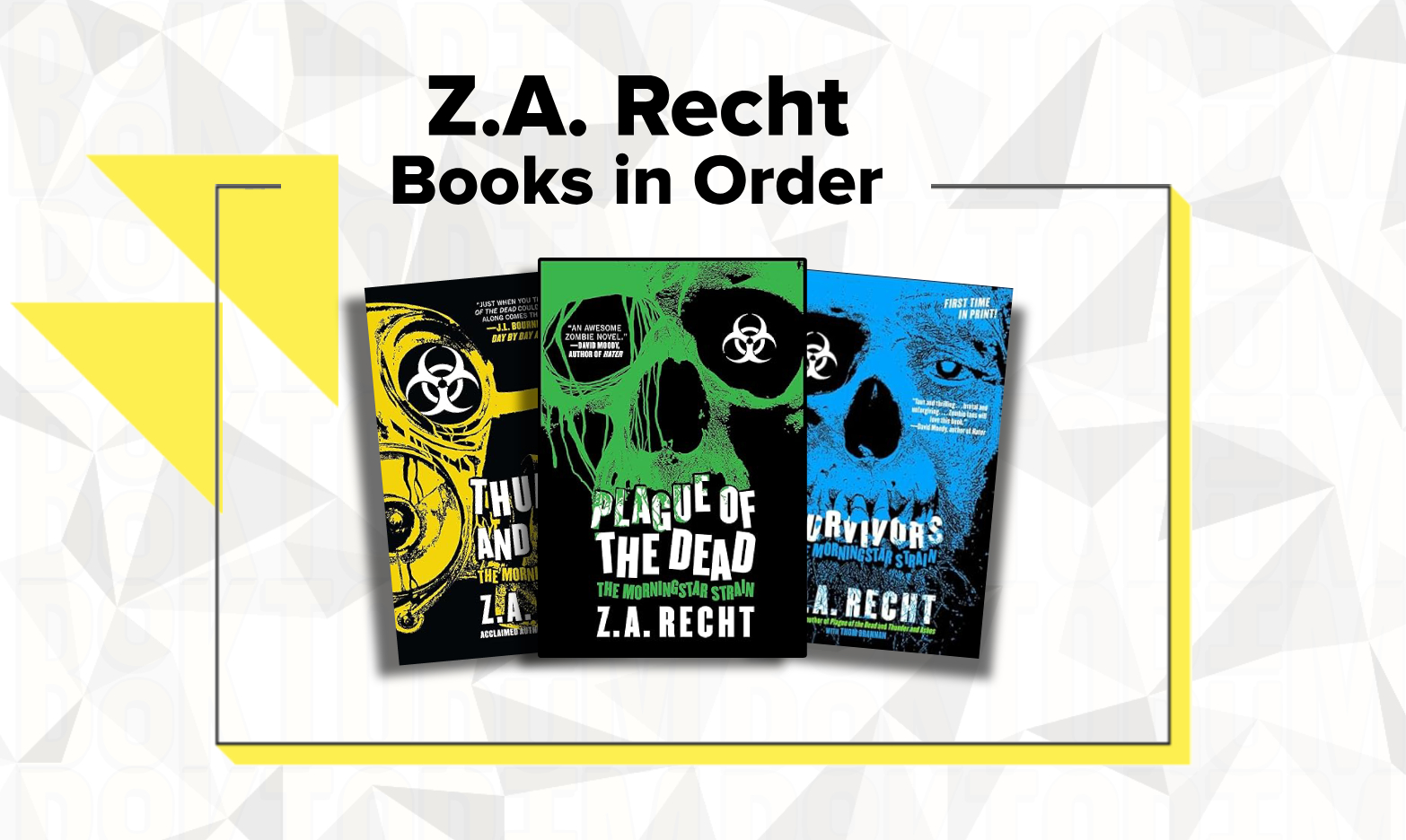 Z.A. Recht Books in Order