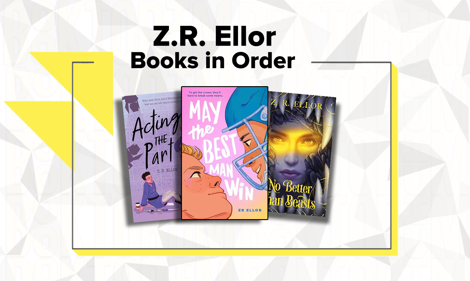 Z.R. Ellor Books in Order