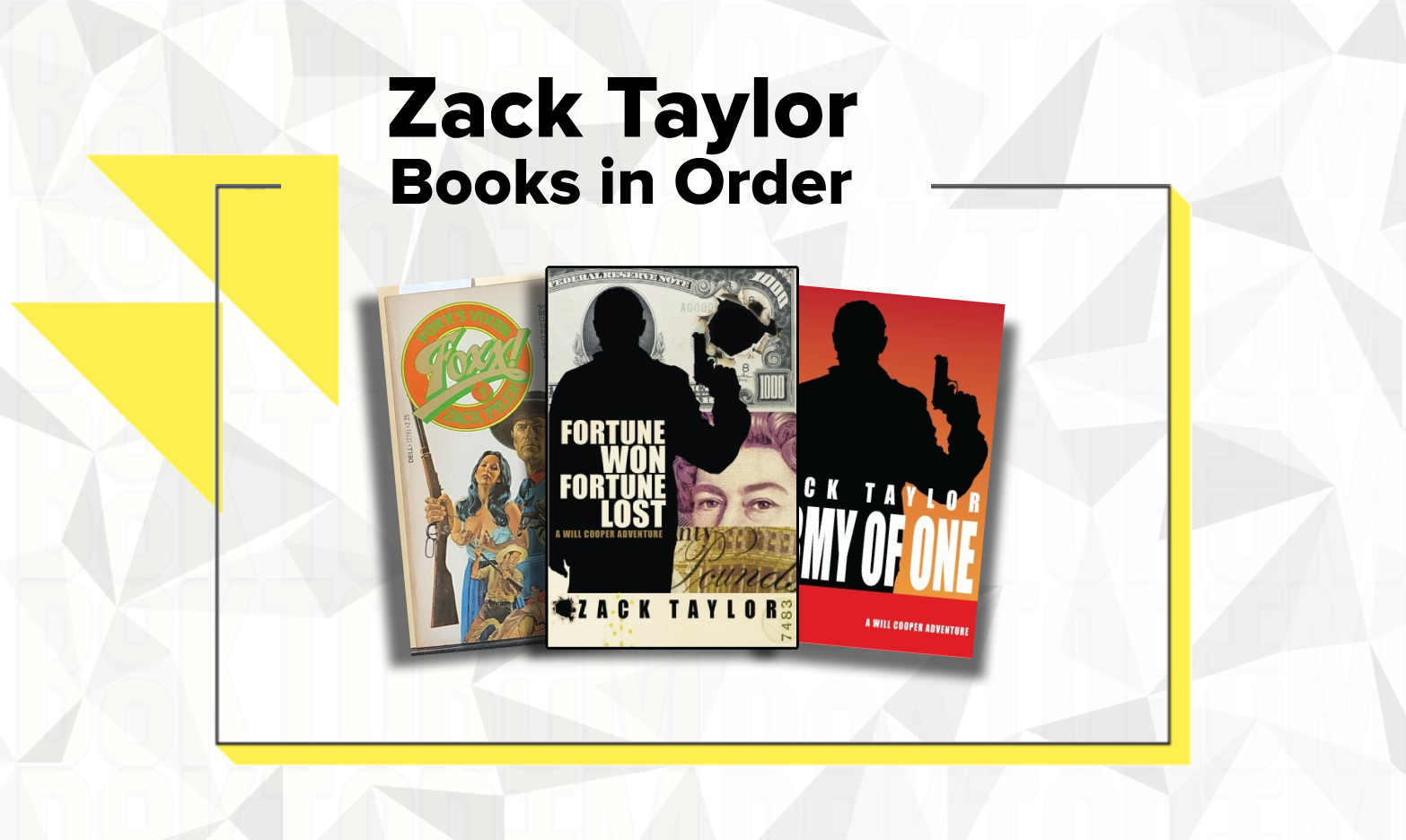 Zack Taylor Books In Order The Ultimate Guide Booktorium Zack Taylor Books In Order The Ultimate Guide Booktorium