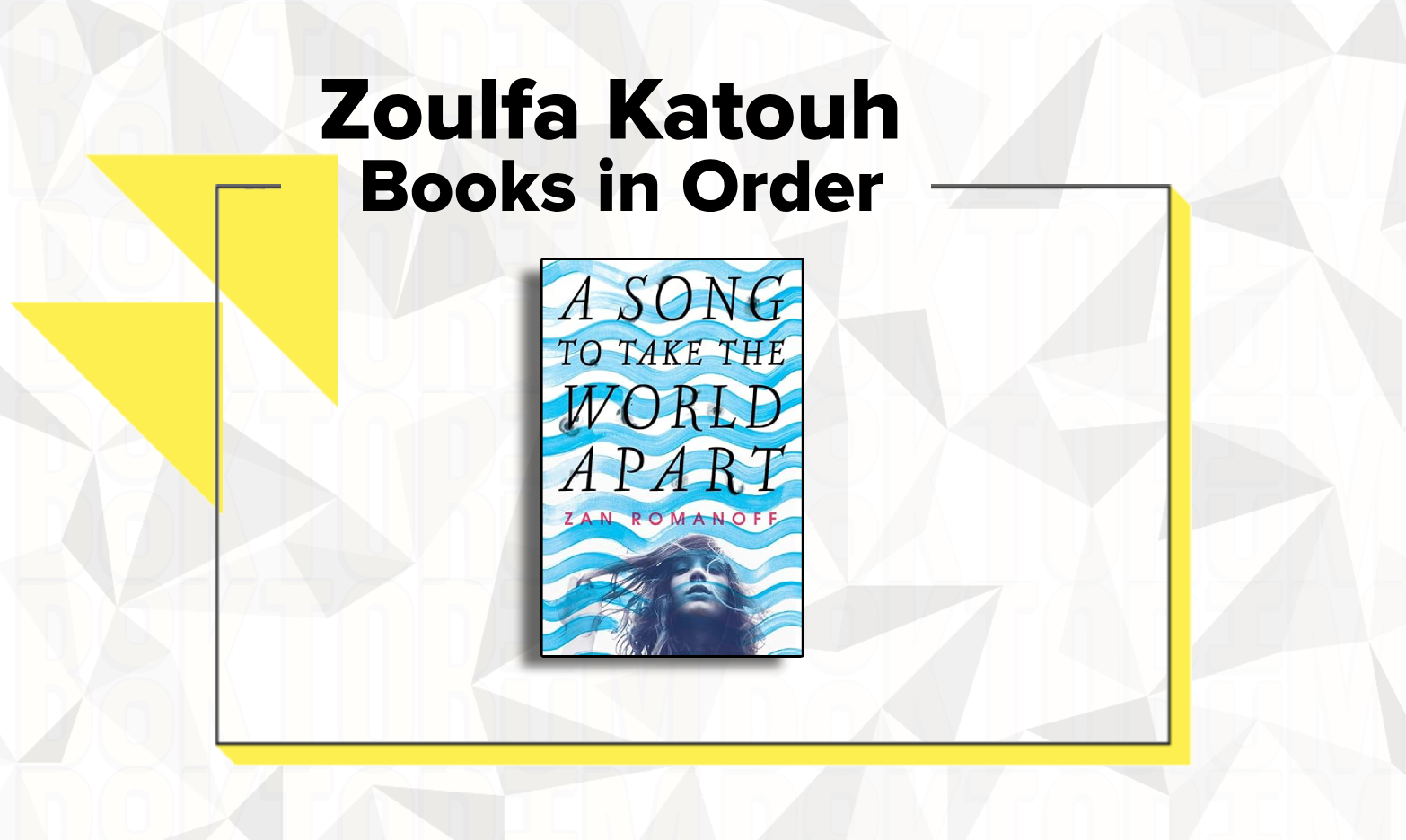 Zoulfa Katouh Books in Order