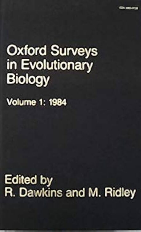 Oxford Surveys In Evolutionary Biology
