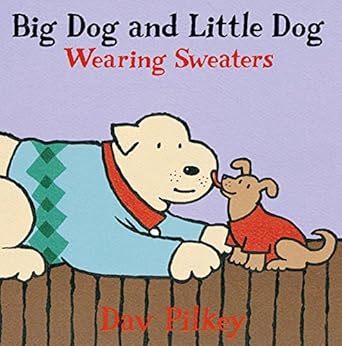 Big Dog and Little Dog Wearing Sweaters