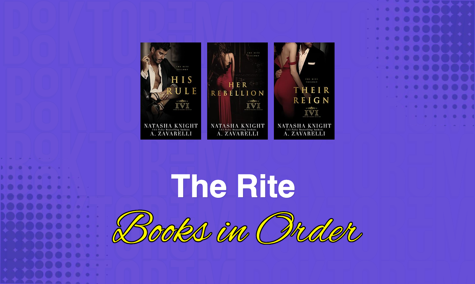 The Rite Books in Order