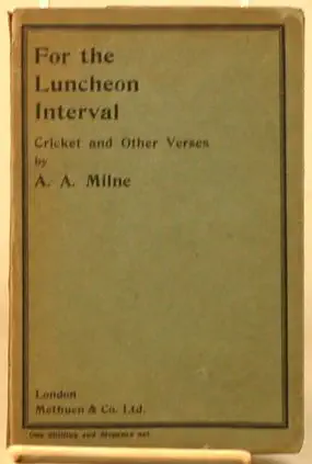 For The Luncheon Interval